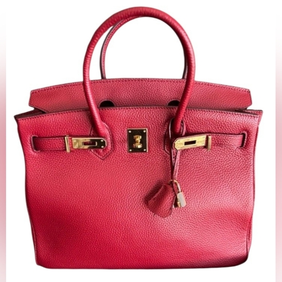 unknown Handbags - "Birkin" Style Leather Handbag